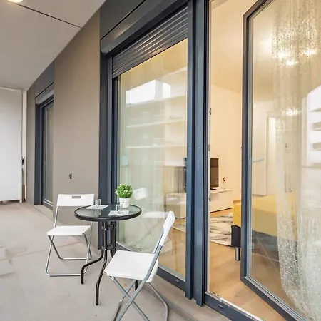 Balcony - New - Comfy Apartment Budapest